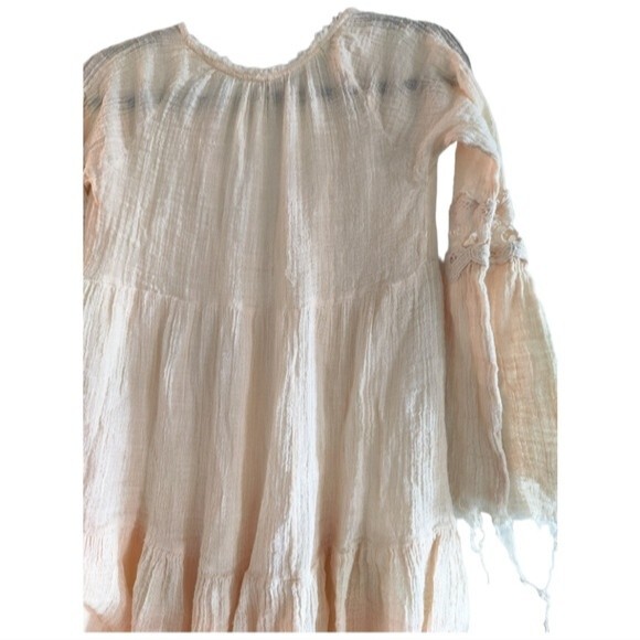 Free People Delicate Long Sleeve Dress size S - Picture 2 of 6